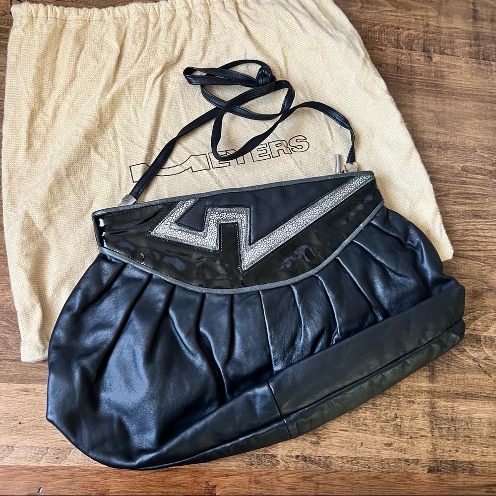 Vintage Meyers Black Shoulder Bag